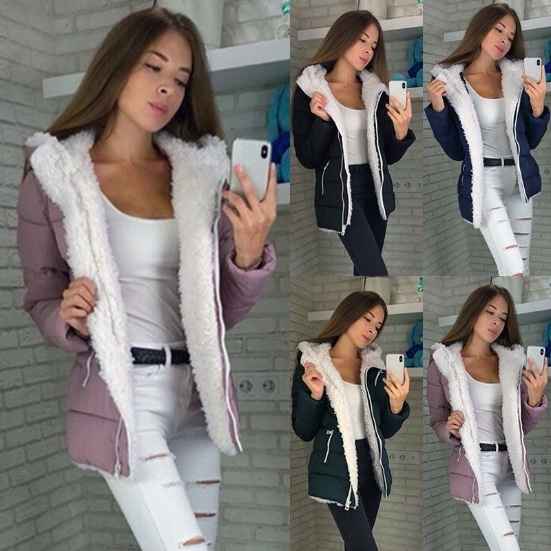 Cardigan ouaté capuchon coton-ouaté