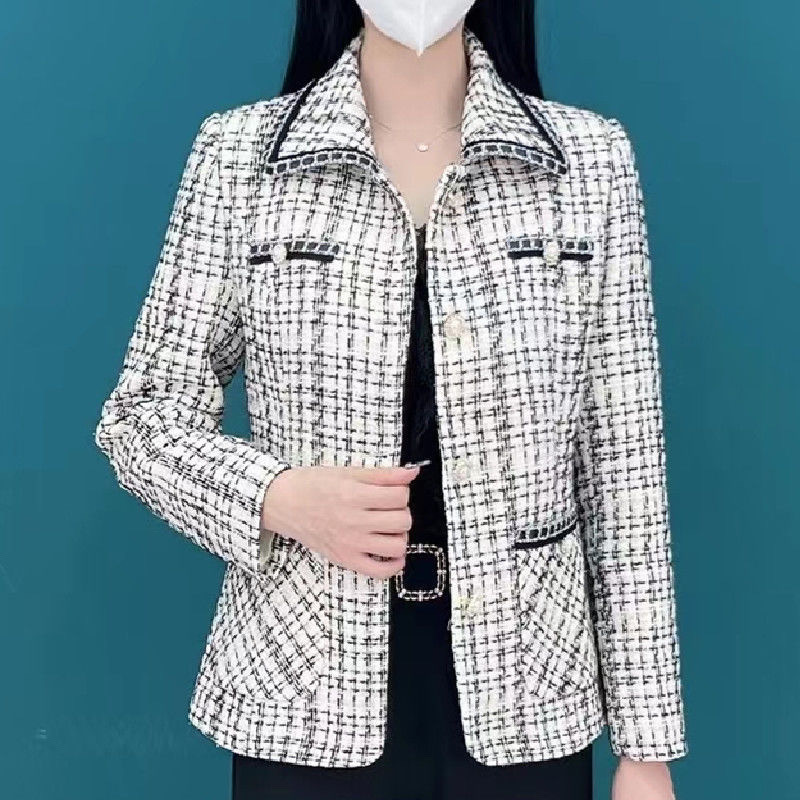 Manteau Court Femme Occidental Tempérament Haut de Gamme