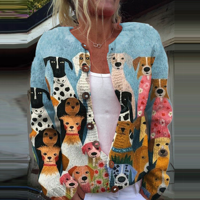 Cardigan en tricot impression 3D numérique