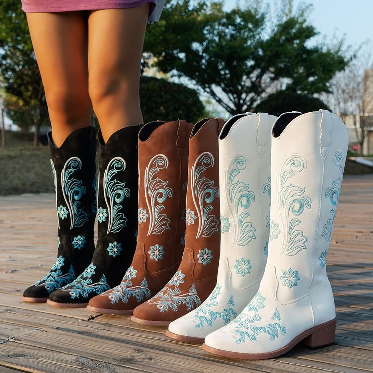 Bottes hautes sous le genou grande taille