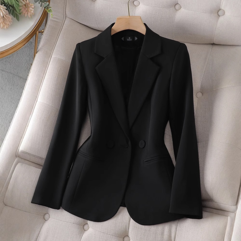 Veston casual professionnel femme taille mince