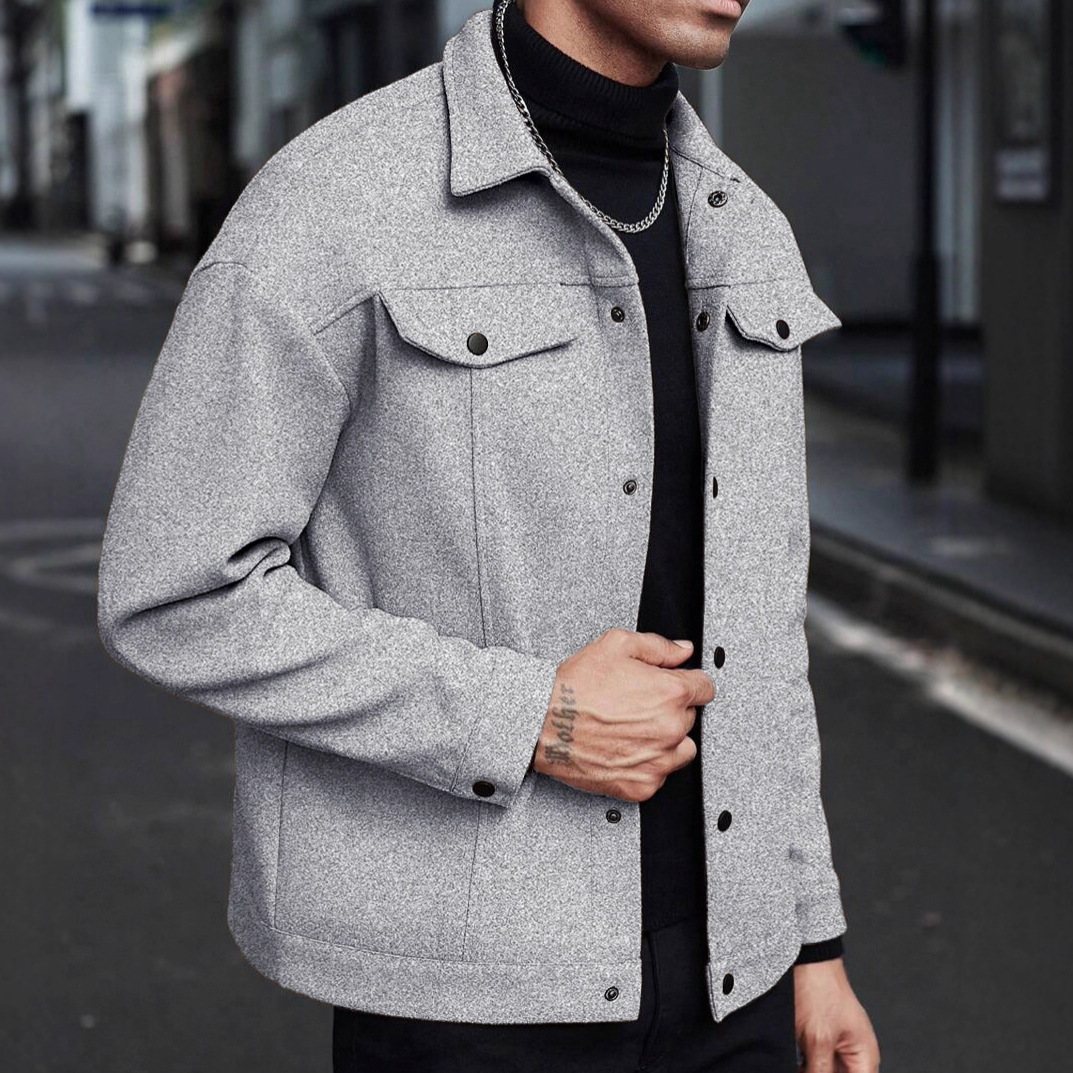 Veste sport casual homme laine