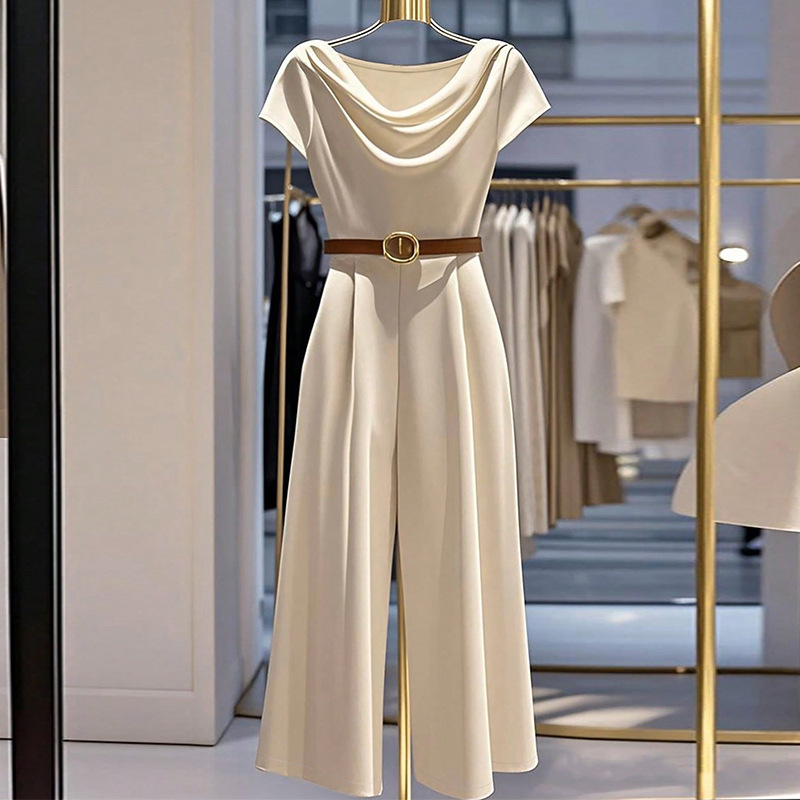 Combinaison satin élégante européenne