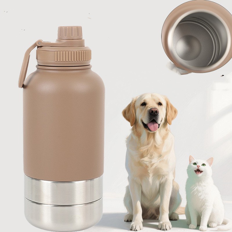 Tasse eau animal sortie thermal portable