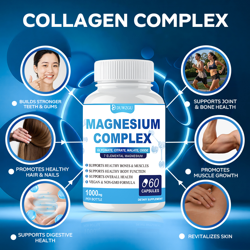 Supplément magnésium complexe Glycinate 60 caps