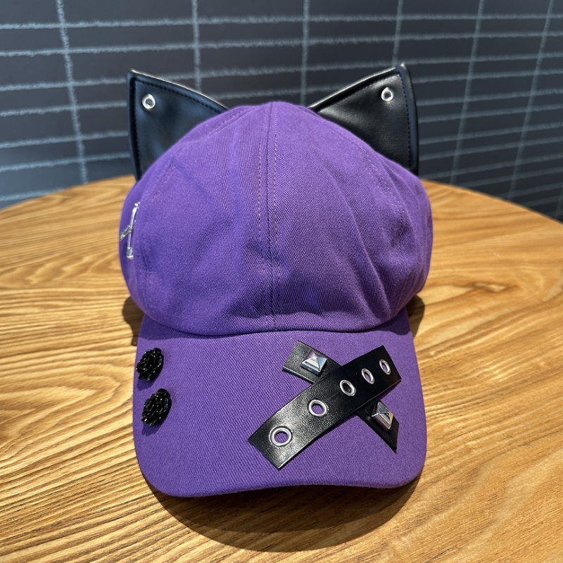 Casquette baseball niche oreilles chat 3D