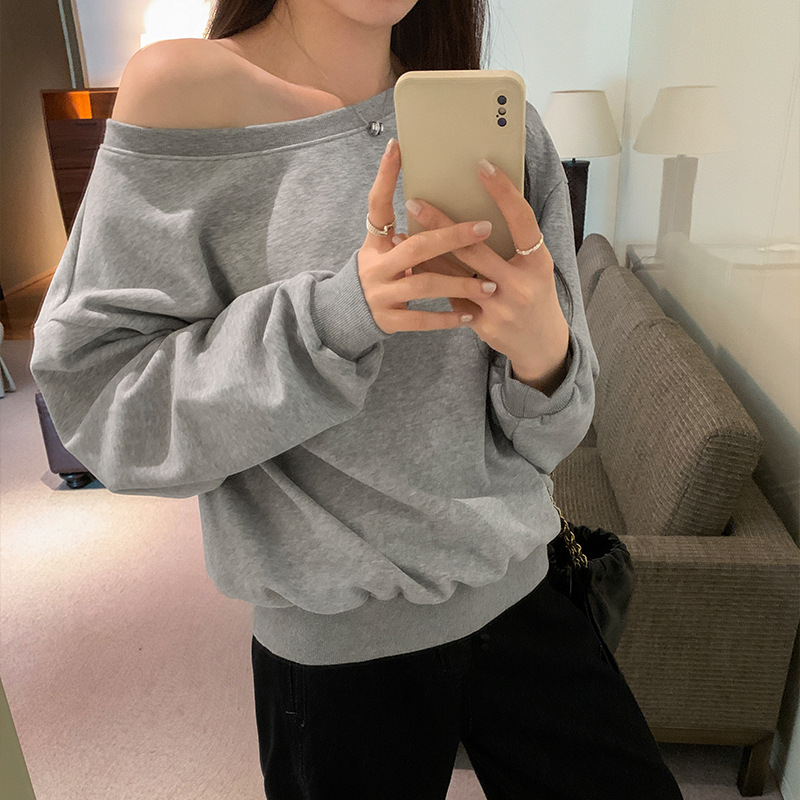 Chandail ample épaulettes femme, casual