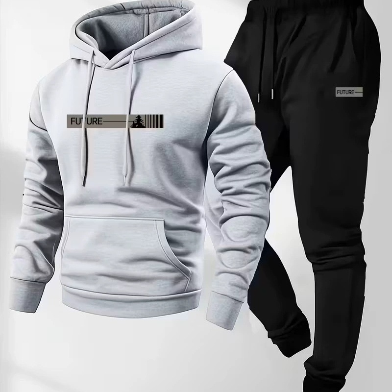 Ensemble hoodie et pantalon manches longues