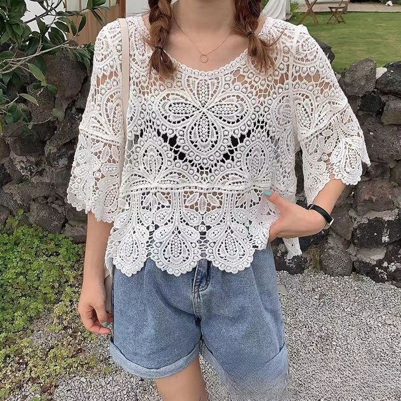 Chandail col rond femme moderne amincissant rajeunissant