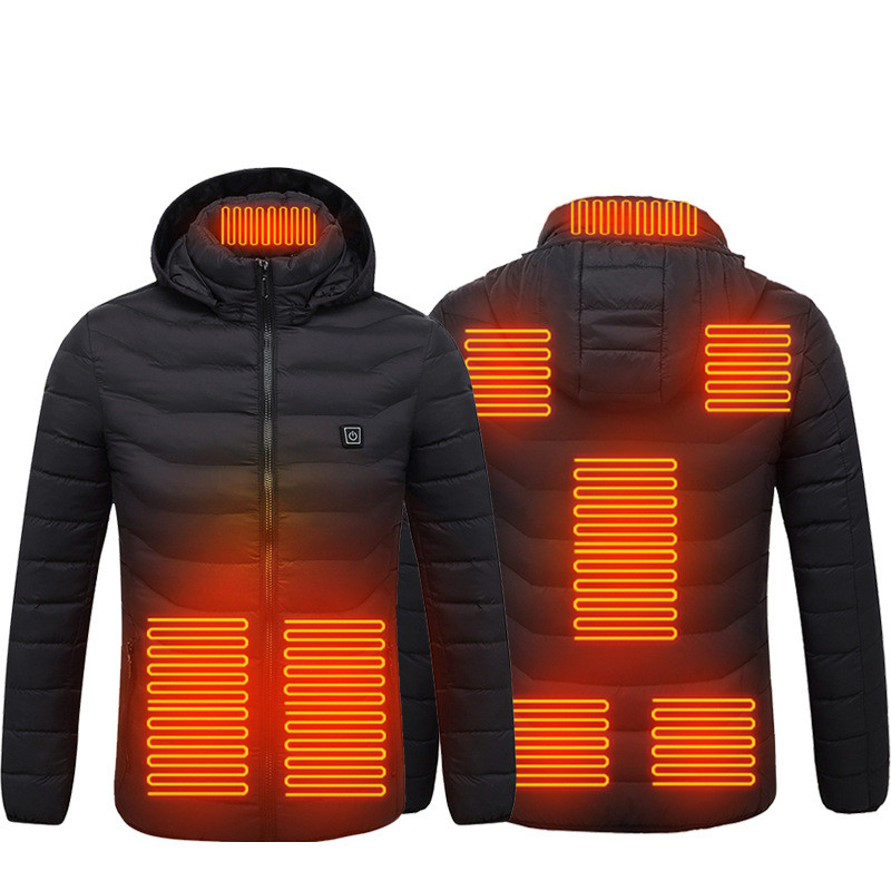 Manteau chauffant intelligent 8 pièces coton 3 vitesses