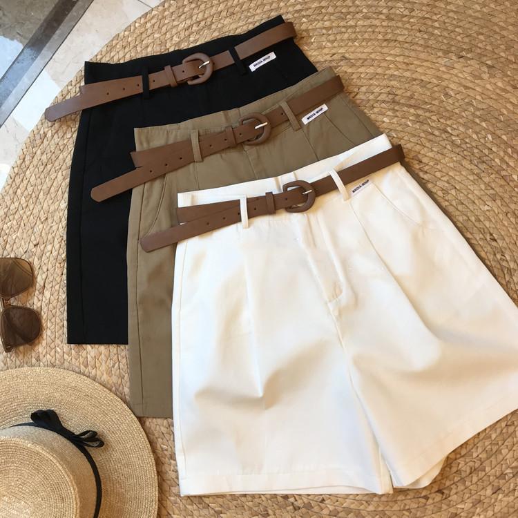 Pantalon taille haute ample polyvalent femme