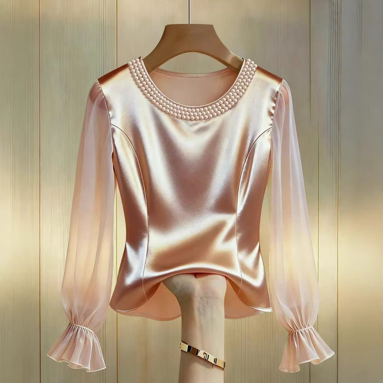 Chemise élégante manches longues femme