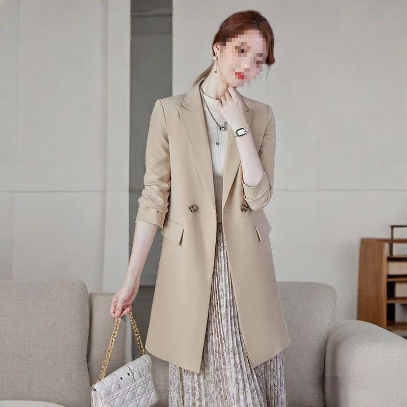 Blazer-trench casual style coréen élégant
