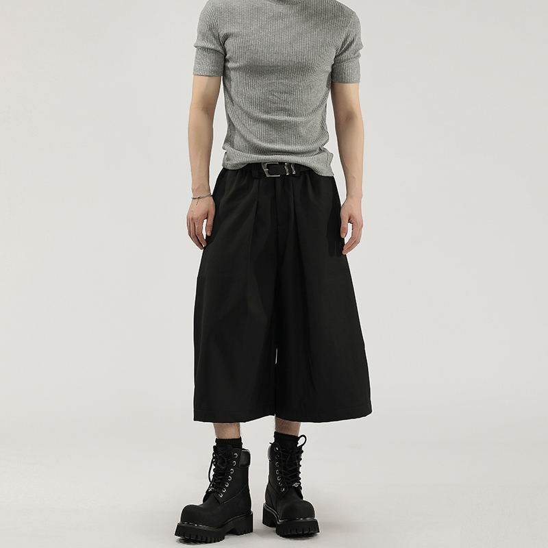 Pantalon costume large plissé homme