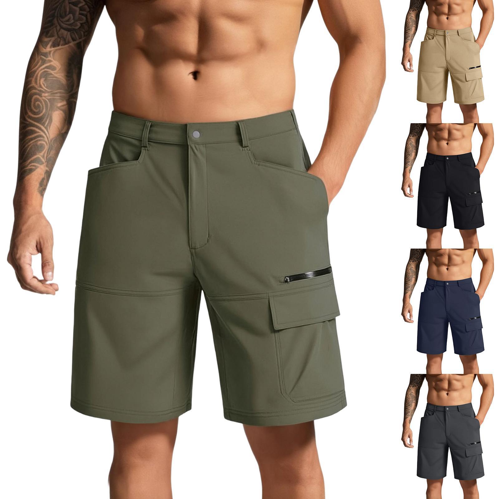 Short homme poches multiples randonnée extérieur