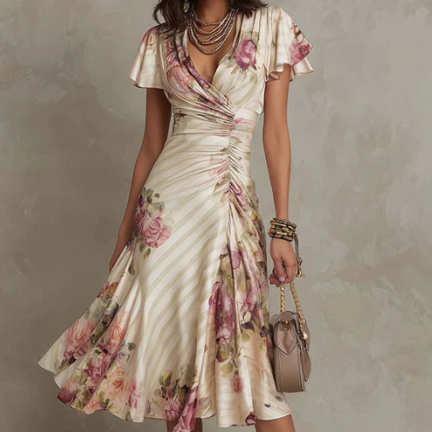 Robe polyester femme