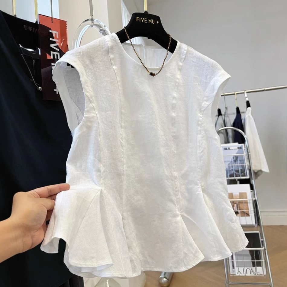 Gilet chemise ample casual femme
