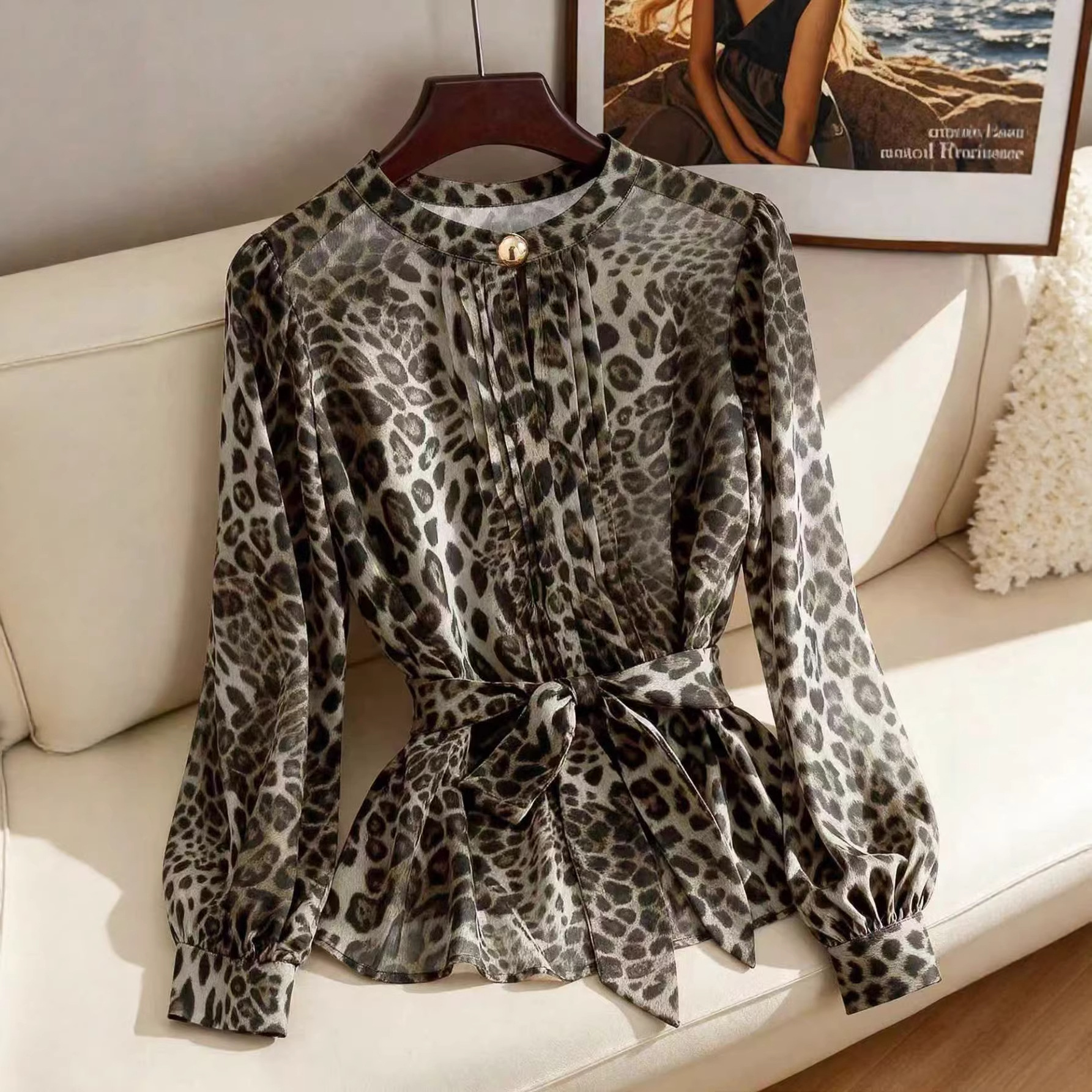 Chemise mousseline loose femme décontracté chic