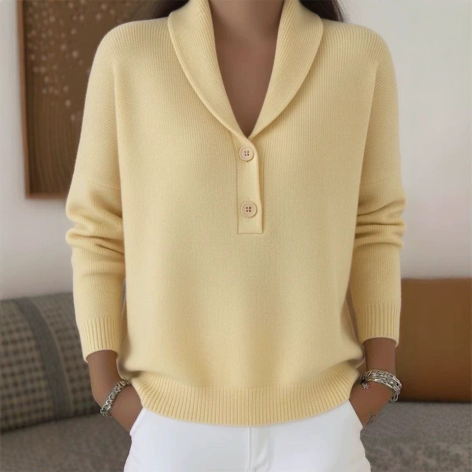 Polo col roulé automne-hiver casual chic femme