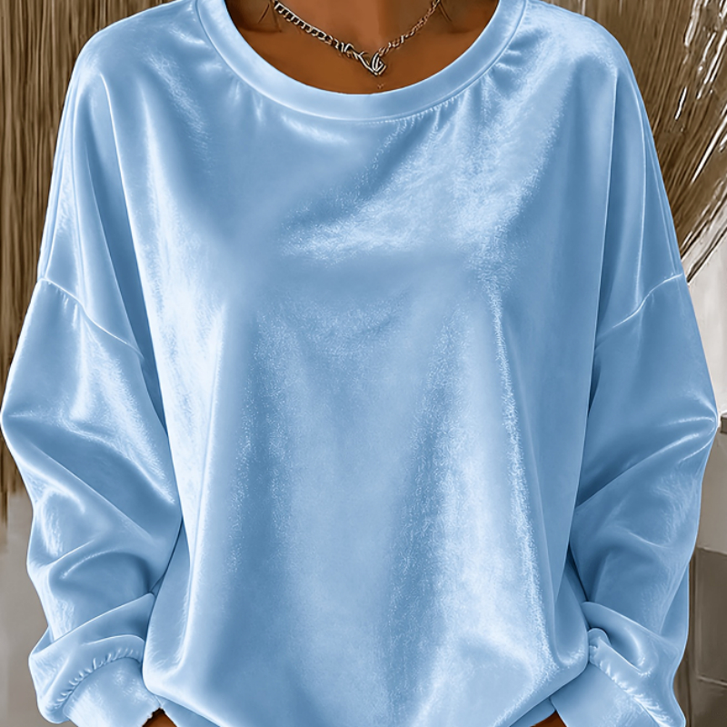 Chemise velours manches longues femme