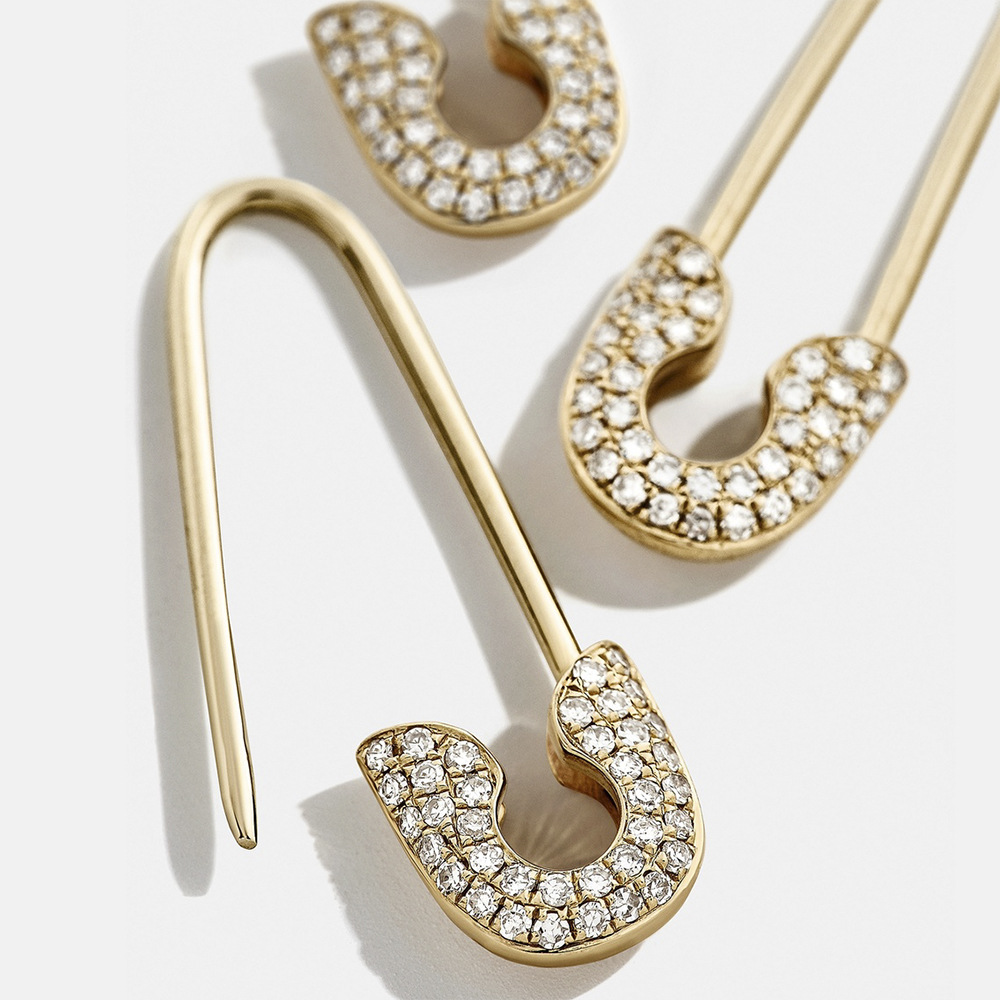 Boucles d'oreilles strass alliage