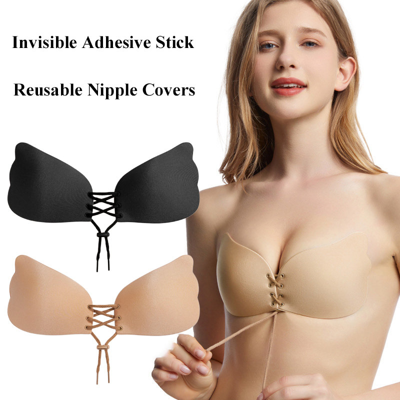 Soutien-gorge adhésif sans bretelles grande taille