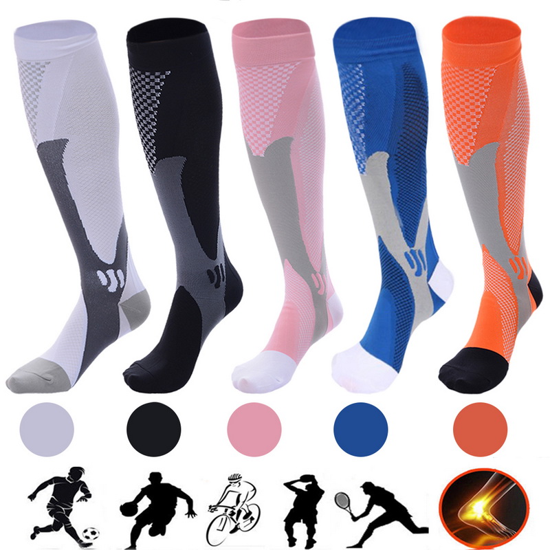 Bas compression homme femme graduée sport circulation récupération