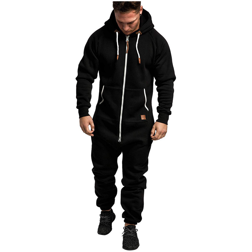 Combinaison molleton à capuchon homme