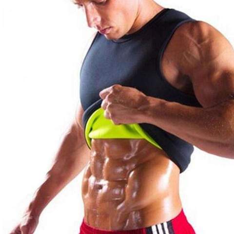 Gilet sauna néoprène sculptant pour hommes AVEC LOGO