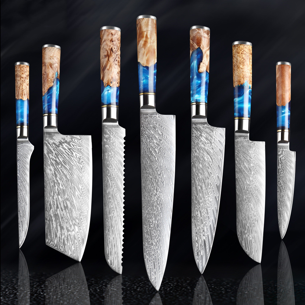 Ensemble couteaux de cuisine chef désosseur