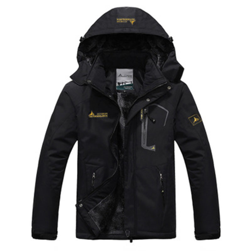 Manteau à capuche couple grandes tailles extérieur
