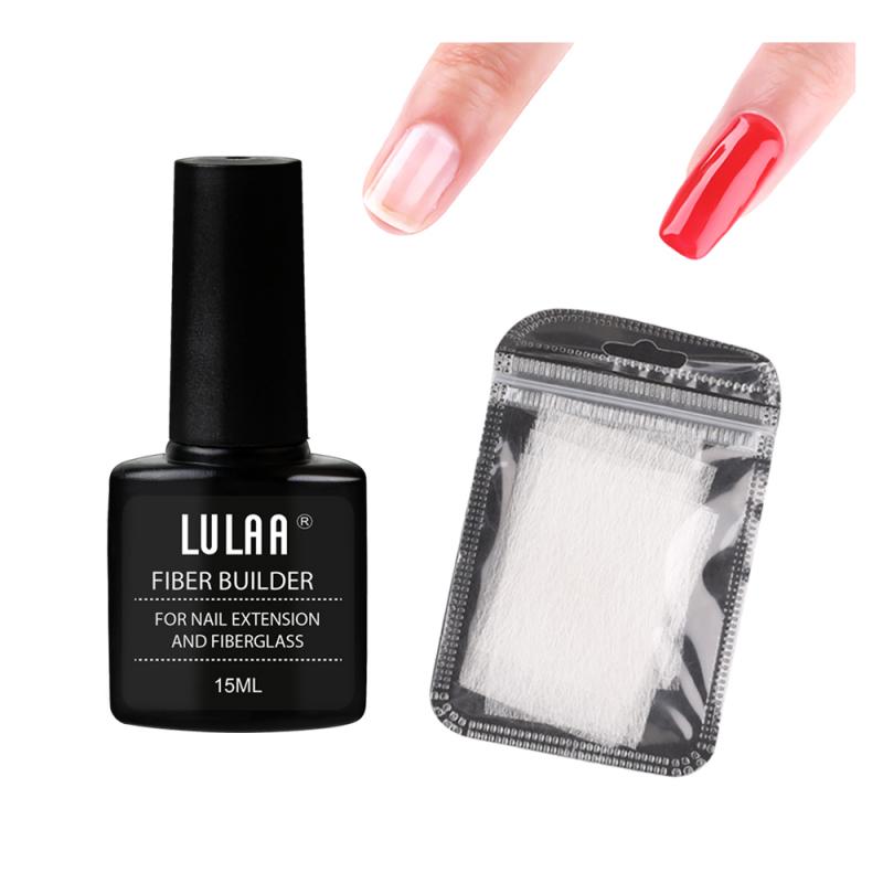 Set extension fibre ongles gel réparation support sans papier