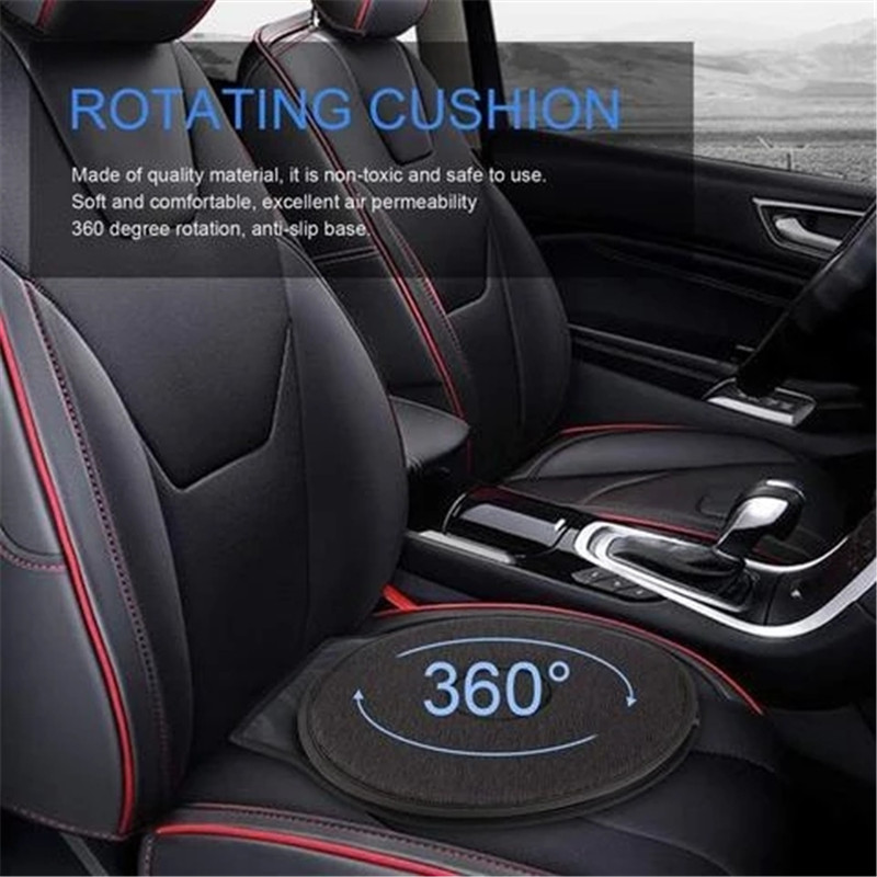 Coussin siège pivotant 360° auto/bureau respirant