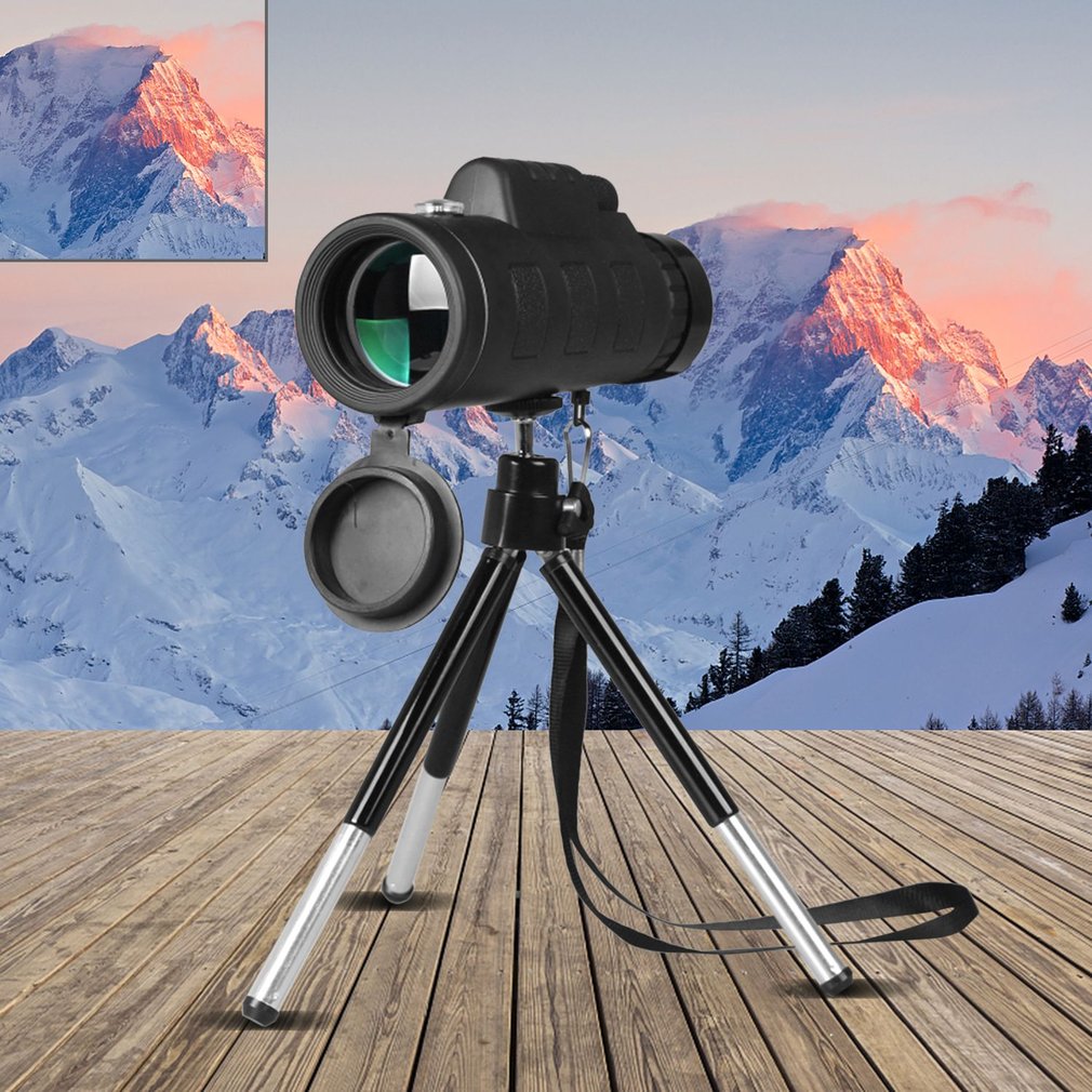 Télescope monoculaire compatible Apple avec compas et trépied