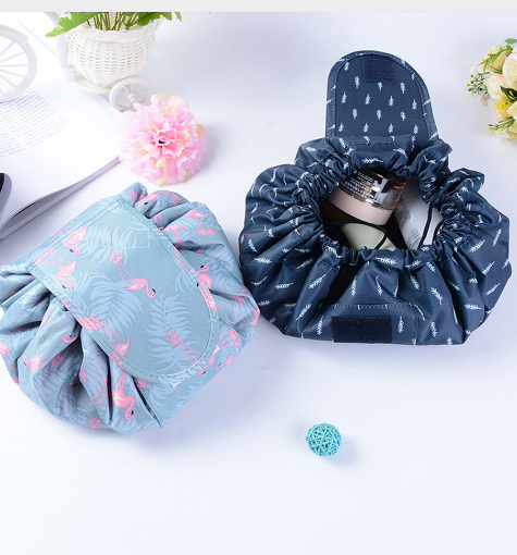 Sac cosmétique imprimé animal cordon grand