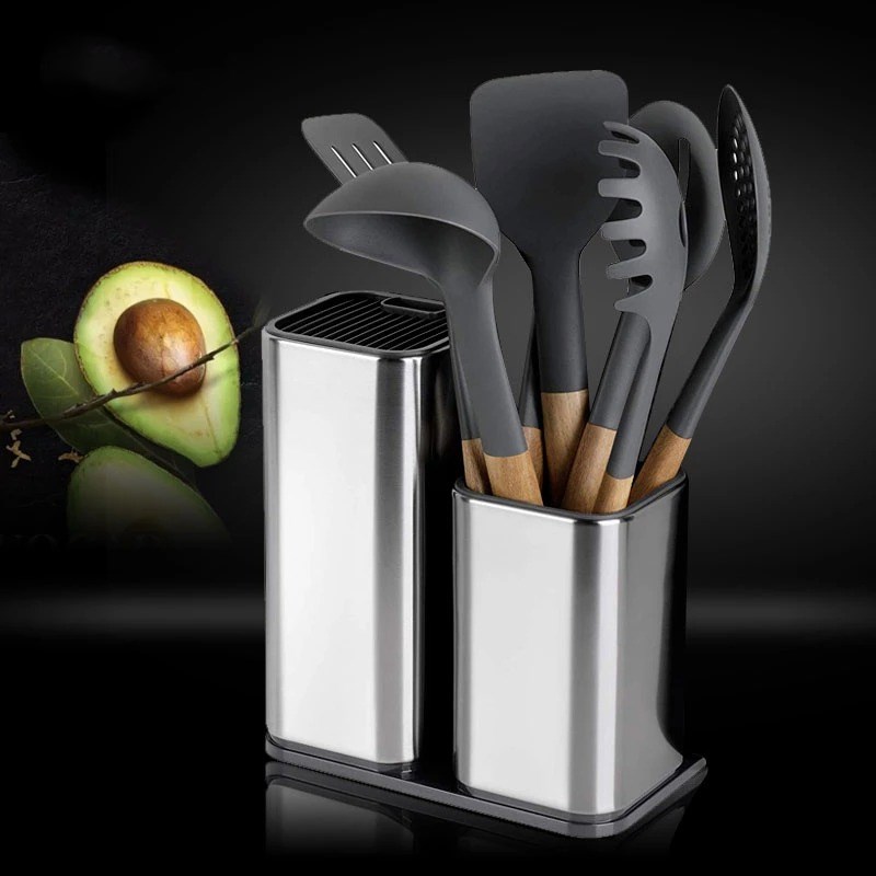 Support outils cuisine grande capacité multifonctionnel
