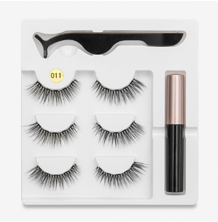 Faux cils magnétiques, paire à la mode