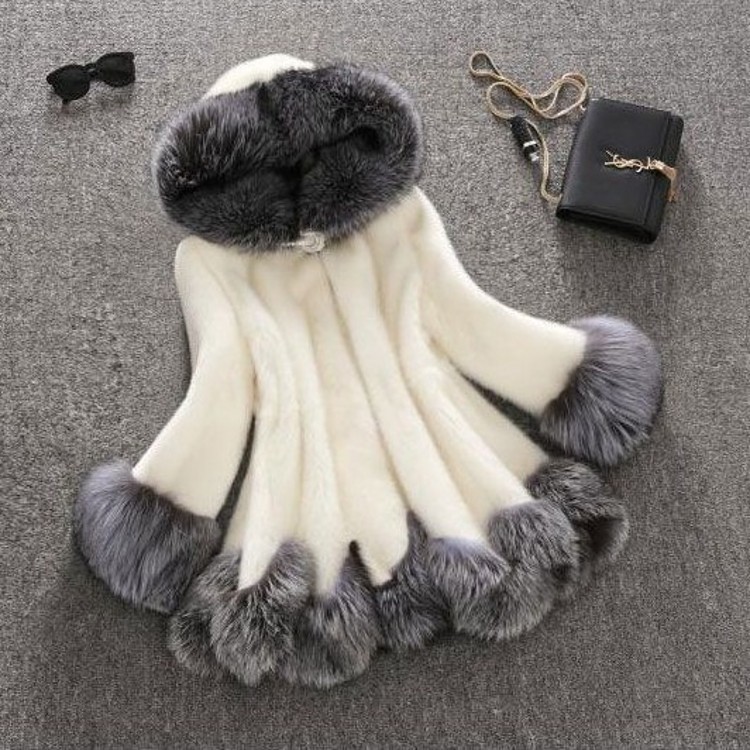 Manteau Fourrure Vison Synthétique
