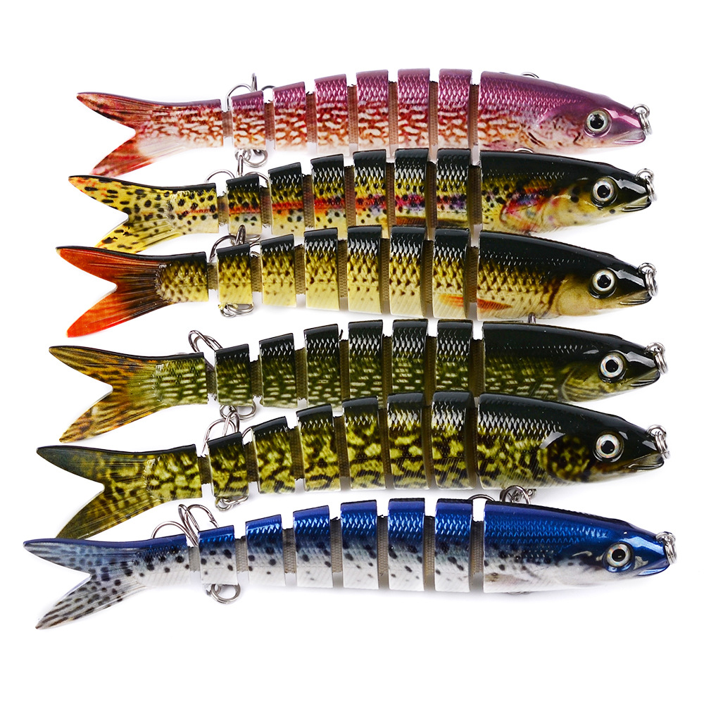 Leurres brochet sections articulées multiples, trolling